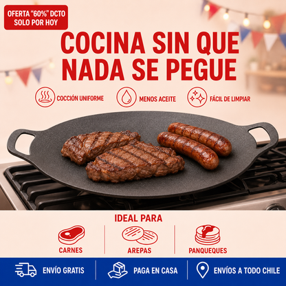 Plancha Familiar Antiadherente para Disfrutar y Compartir